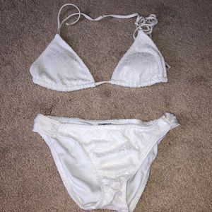 White Target Bikini; only worn once